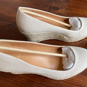 J Crew Espadrille Wedges - 7.5 New in Box